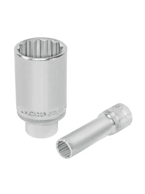 Abverkauf Steckschlüssel-Einsatz, 12-kt., lang, 12,5 mm (1/2"): 10 mm, MATADOR Art.-Code: 40811100
